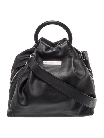 Leather Top Handle Bag