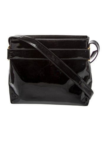Salvatore Ferragamo Patent Leather Shoulder Bag