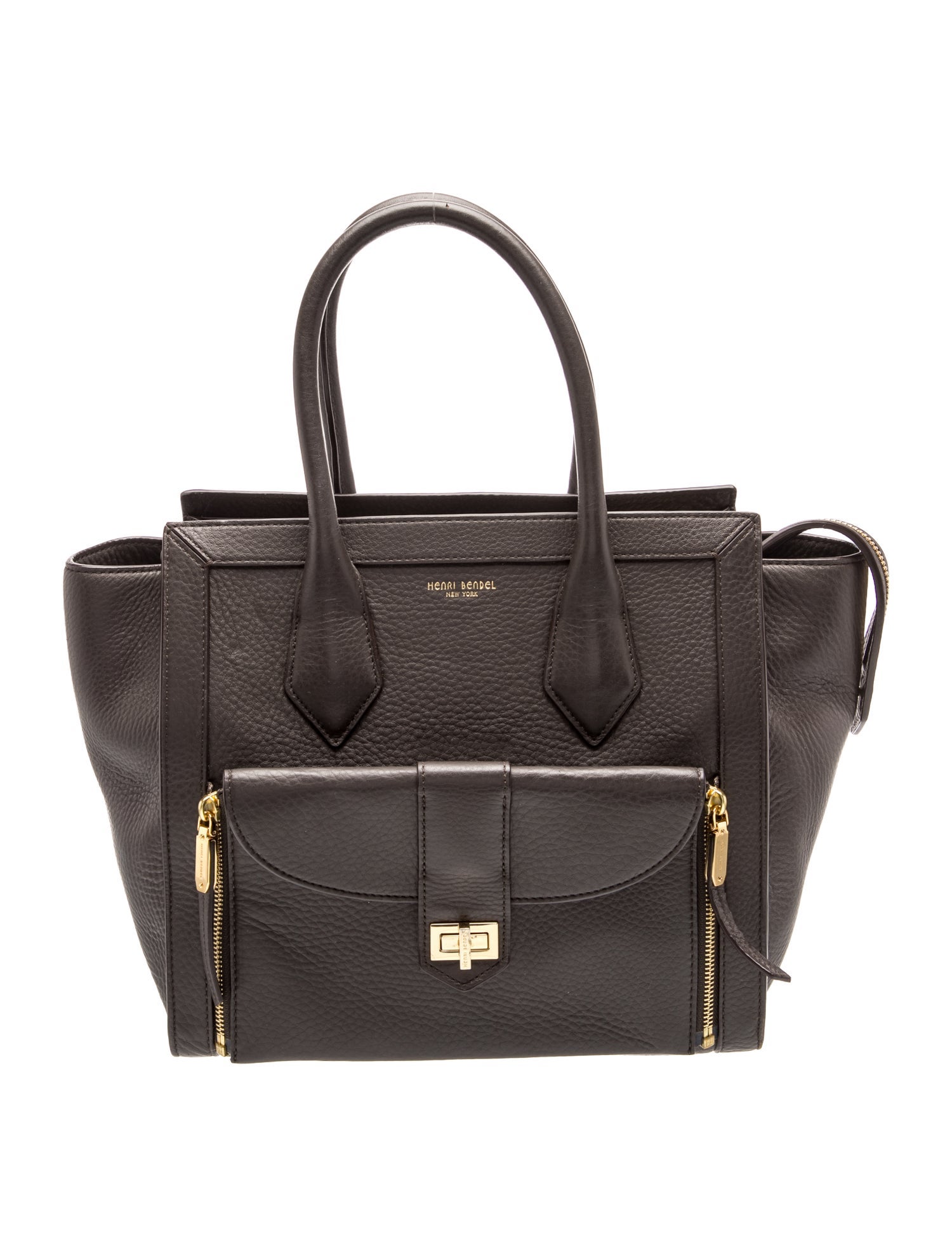 Leather Top Handle Bag