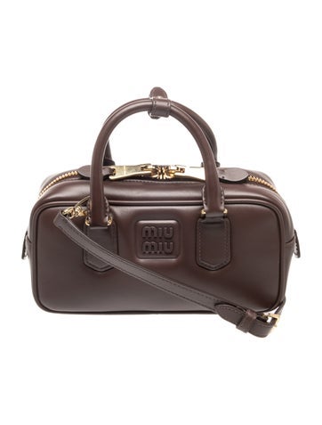 Leather Mini Arcadie Top Handle