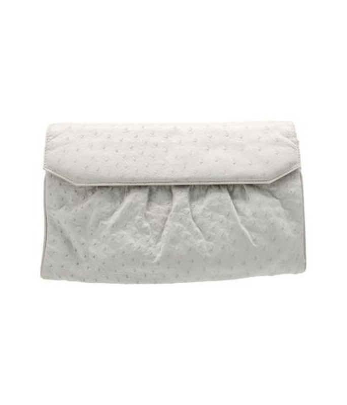 Gucci Ostrich Clutch