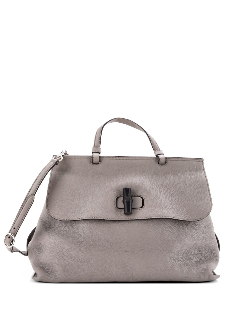 Bamboo Daily Top Handle Bag Leather Large satchel