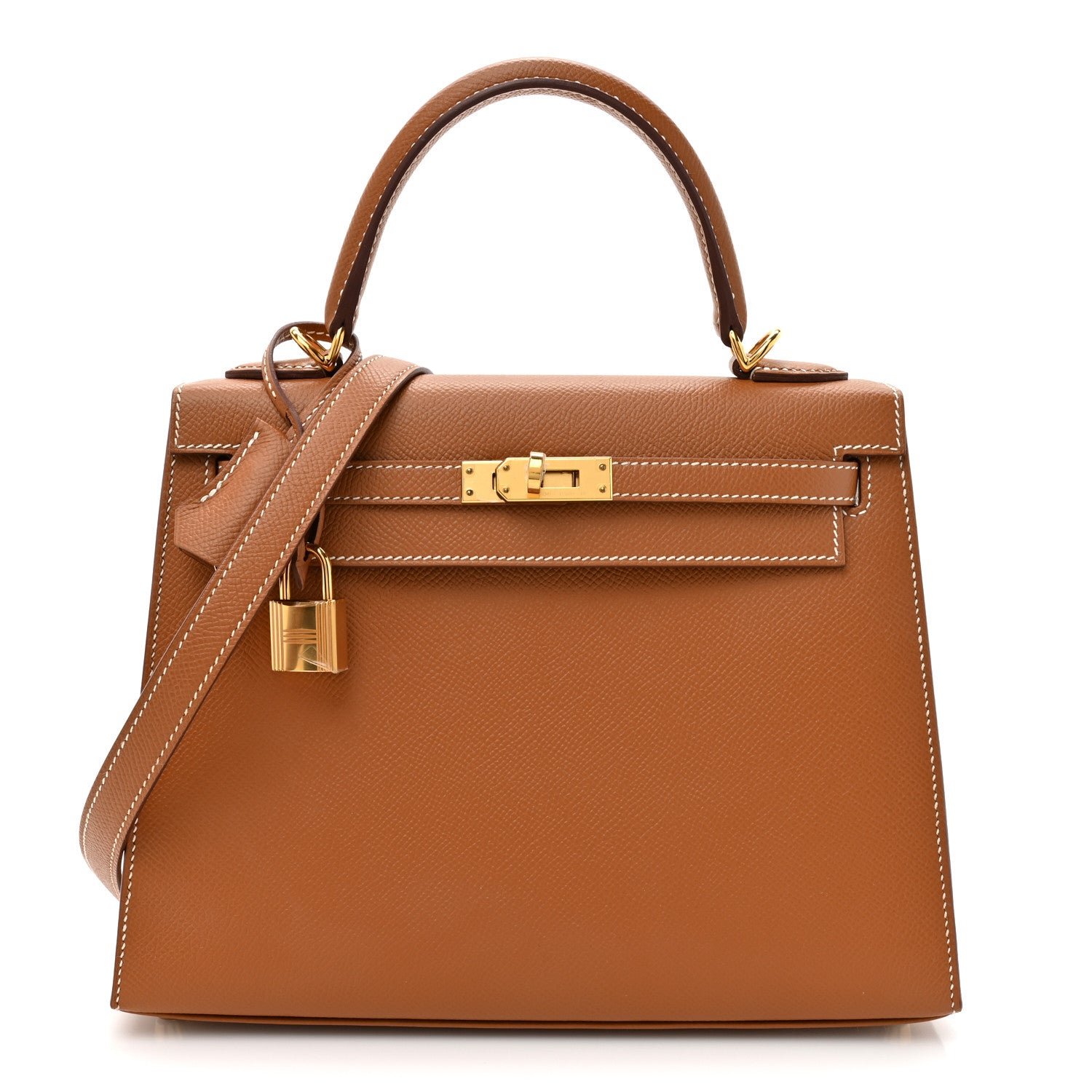 Hermes Epsom Kelly Sellier 25 Gold