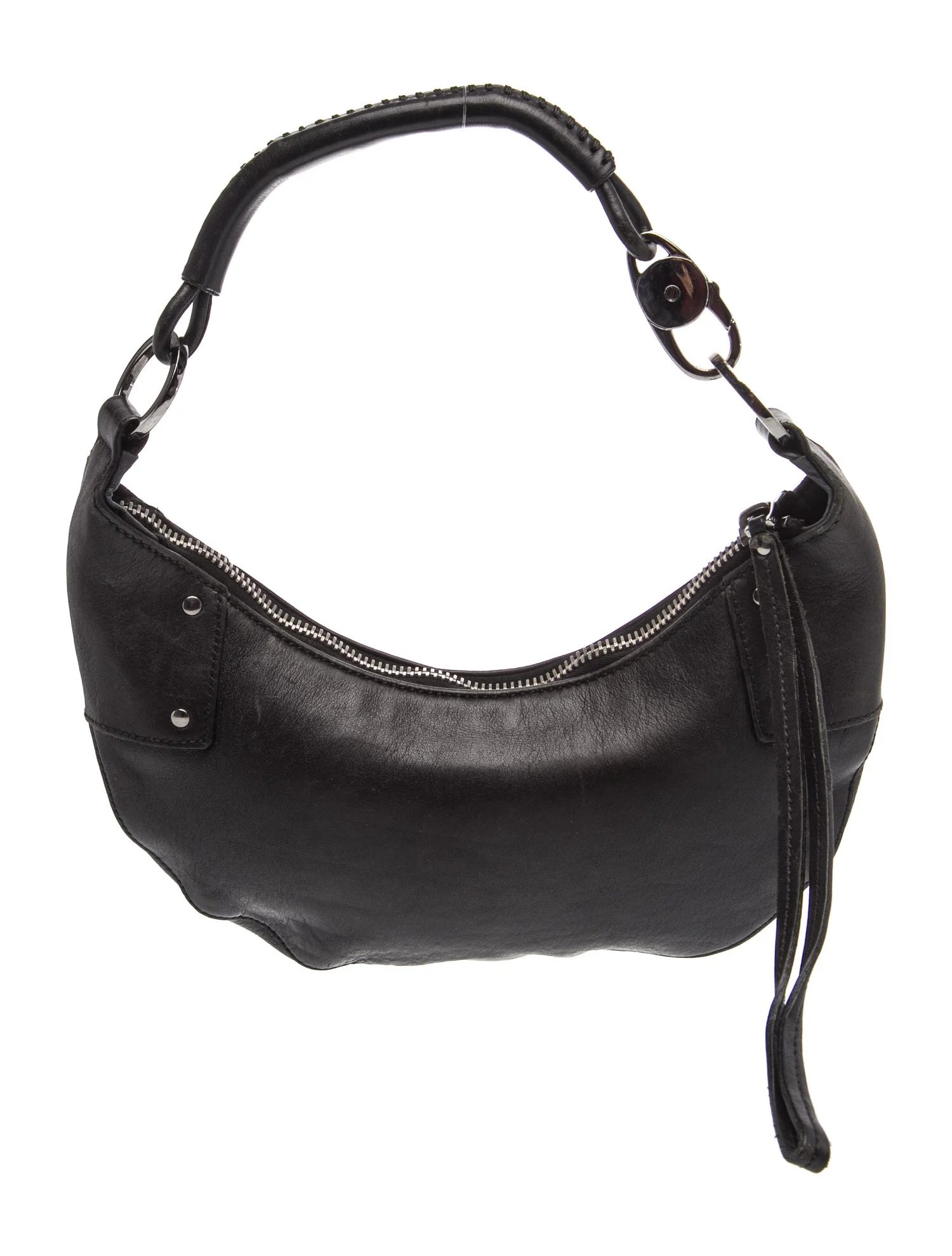 Leather Half-Moon Hobo Medium