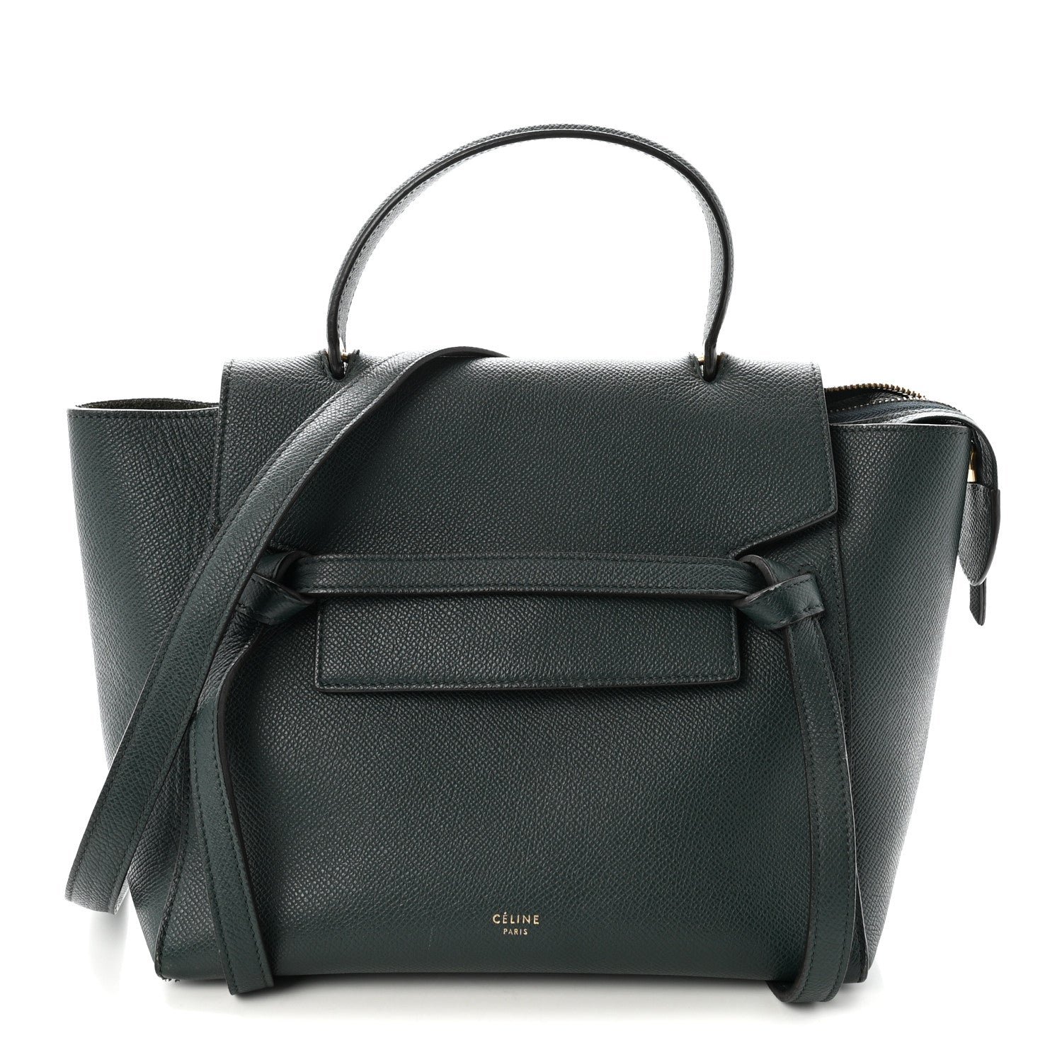 Celine Grained Calfskin Micro Belt Bag Amazone
