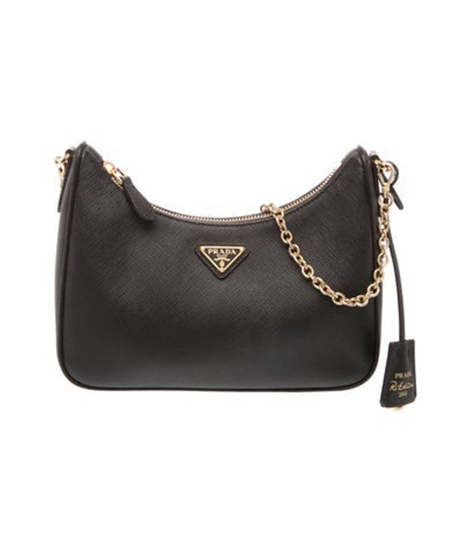 Prada Enameled Metal Triangle Re Edition 2005