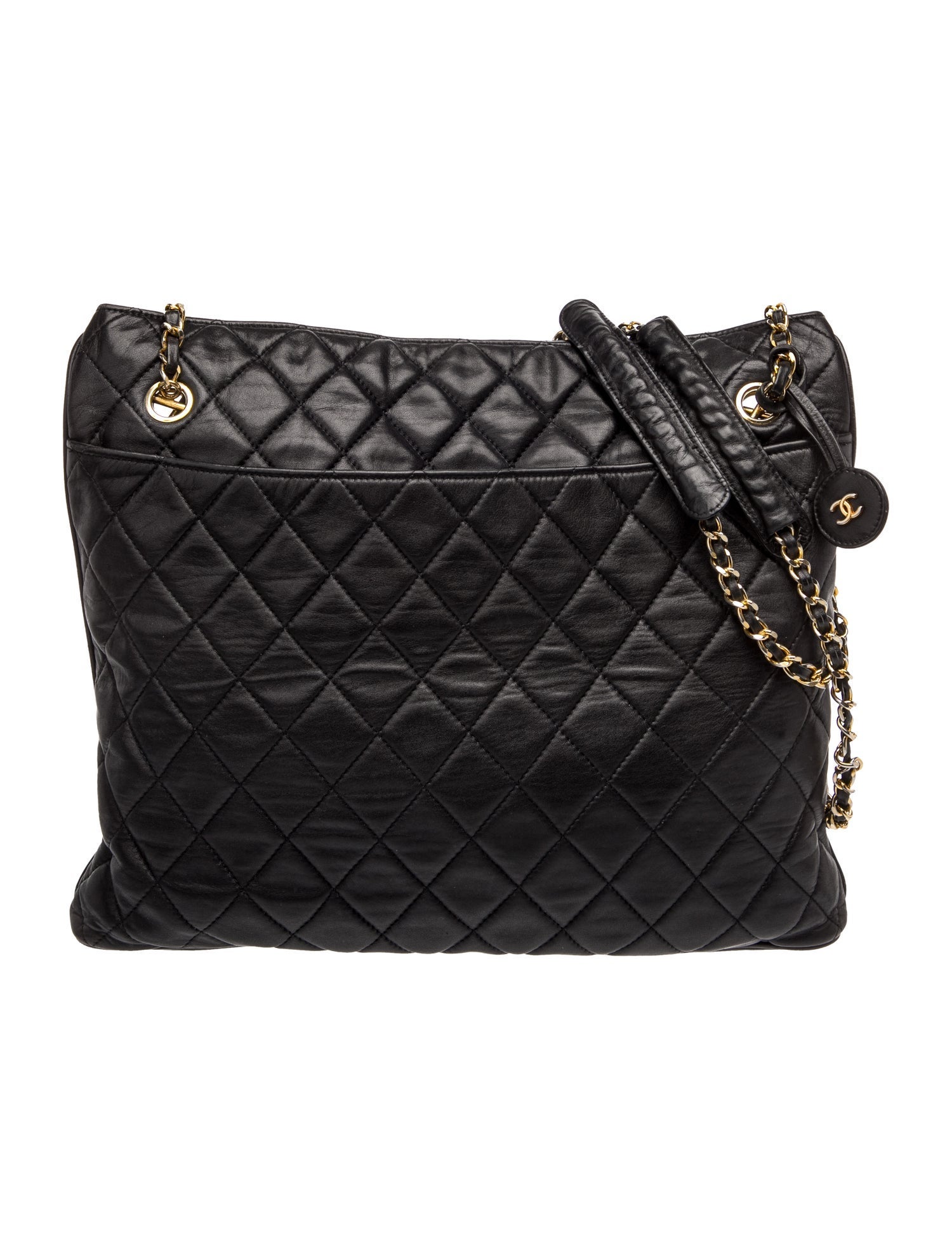 Quilted CC Chain Tote