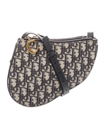 Oblique Jacquard Saddle