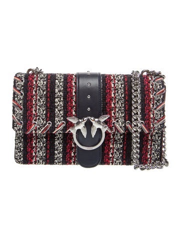 Pinko Tweed Shoulder Bag