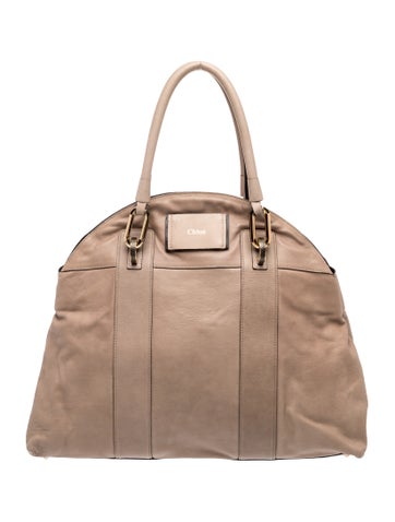 Leather Top Handle Bag