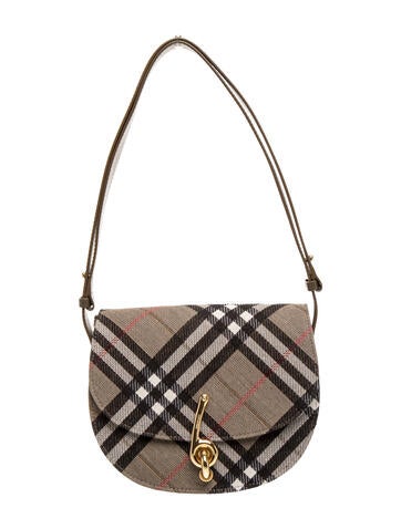 Burberry Exploded Check Bridle Small