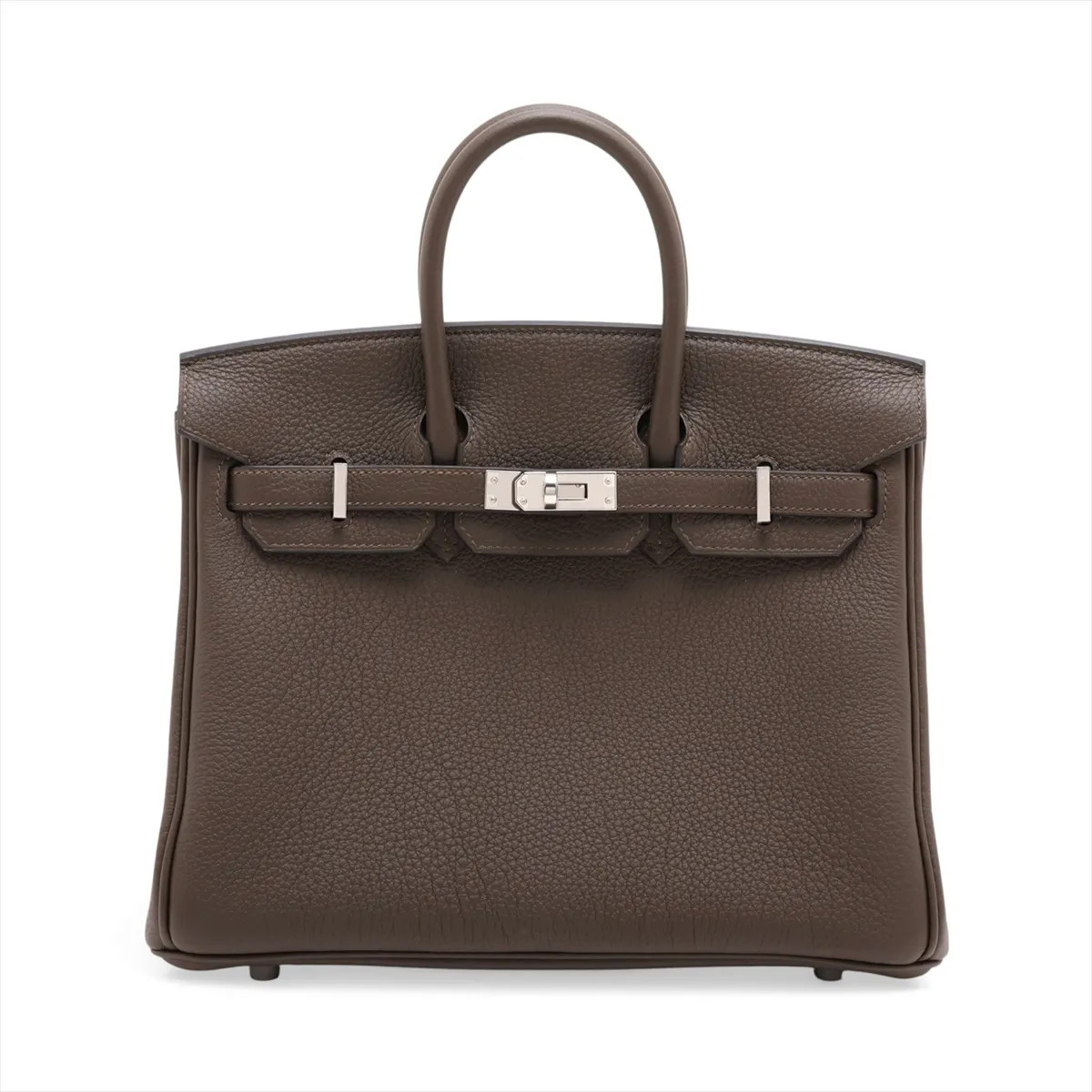 Hermès Birkin 25 Le Tournay Togo Wehrroden Silver Metal Fittings