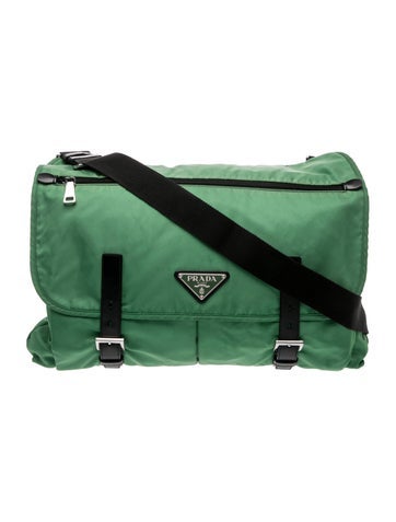 Tessuto Nylon Messenger Bag Large