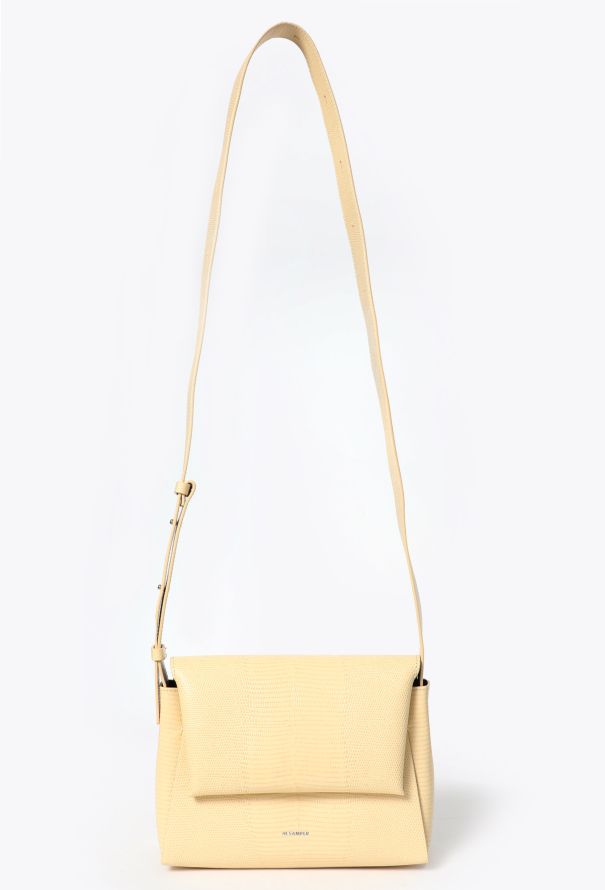 Jil Sander S/S 2025 Lizard-Embossed Crossbody Bag