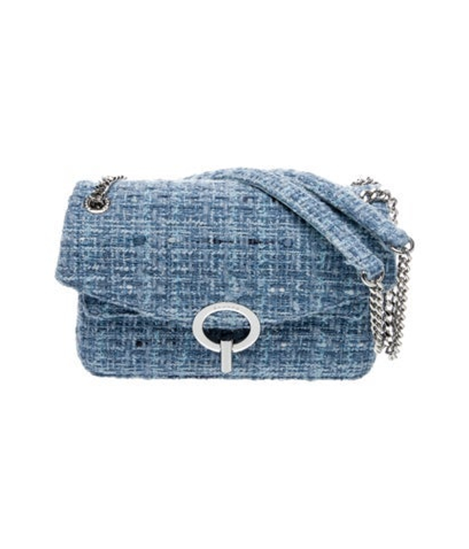 Sandro Tweed Shoulder Bag
