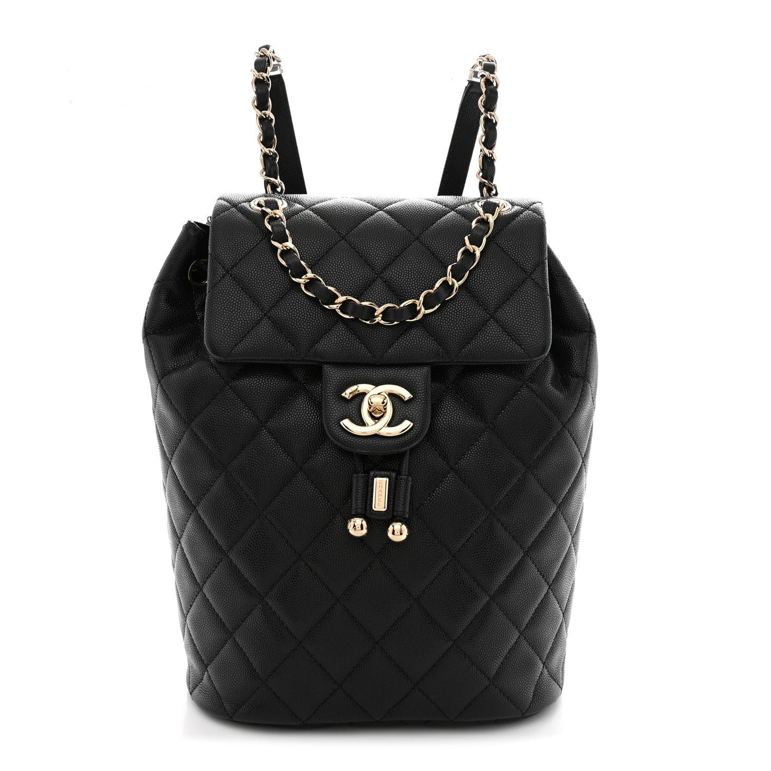 Chanel Caviar Quilted Urban Spirit Backpack Black
