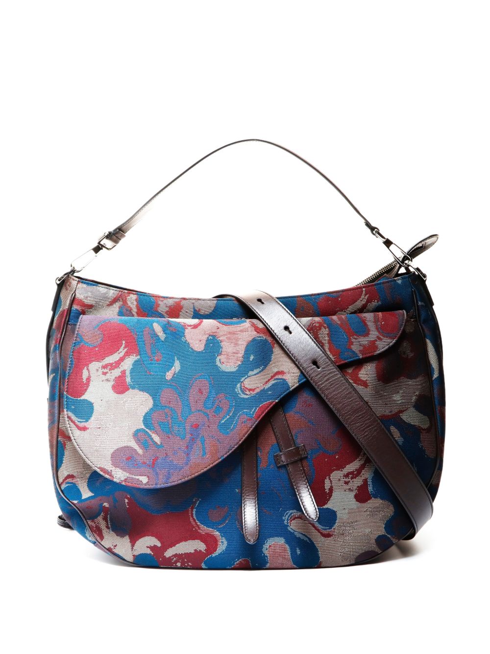 Dior 2021-2022 Peter Doig canvas shoulder bag