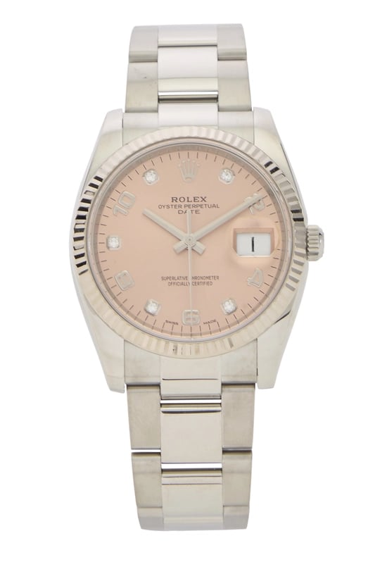 Datejust Pink Diamond Dial 115234 34mm