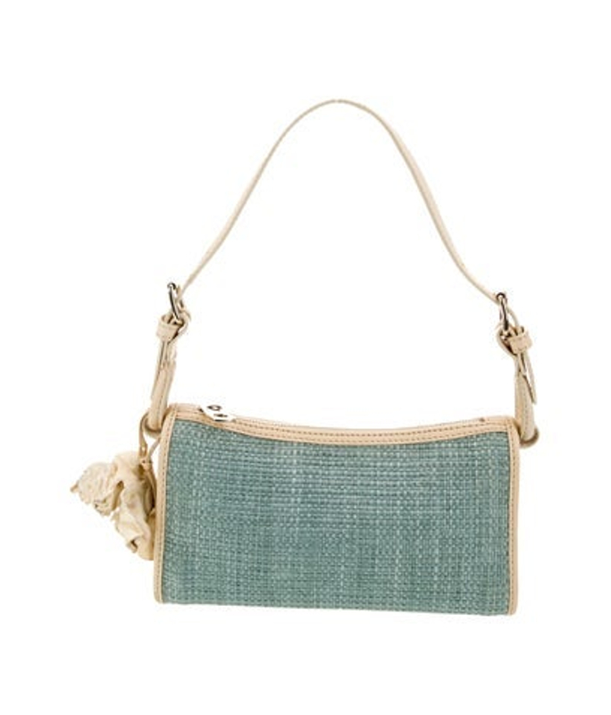 Celine Raffia Shoulder Bag