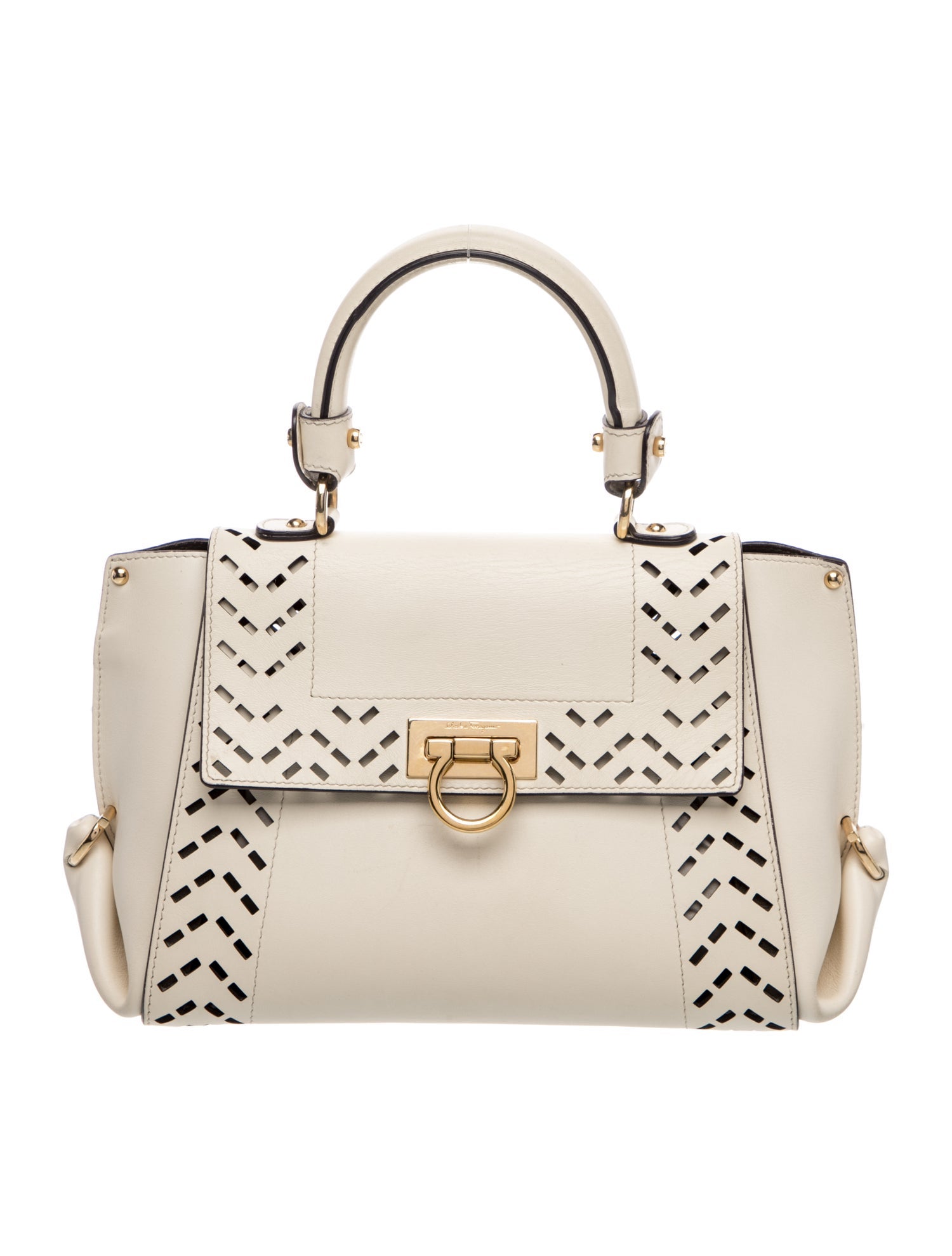 Leather Top Handle Bag