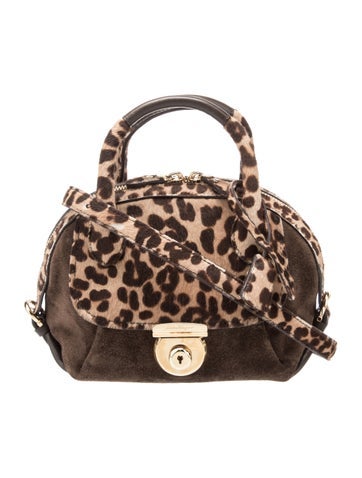 Ferragamo Ponyhair Top Handle Bag