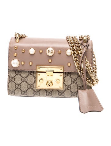 Faux Pearl Padlock Mini