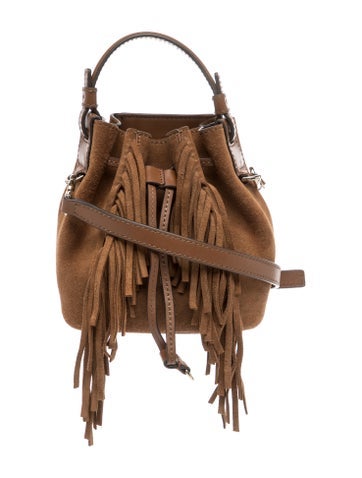 Suede Bucket Bag