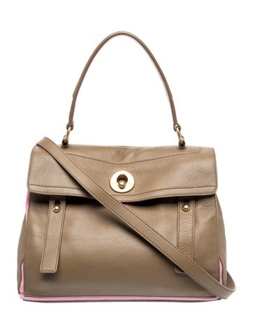 Leather Top Handle Bag