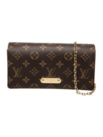 LV Monogram Wallet On Chain Lily