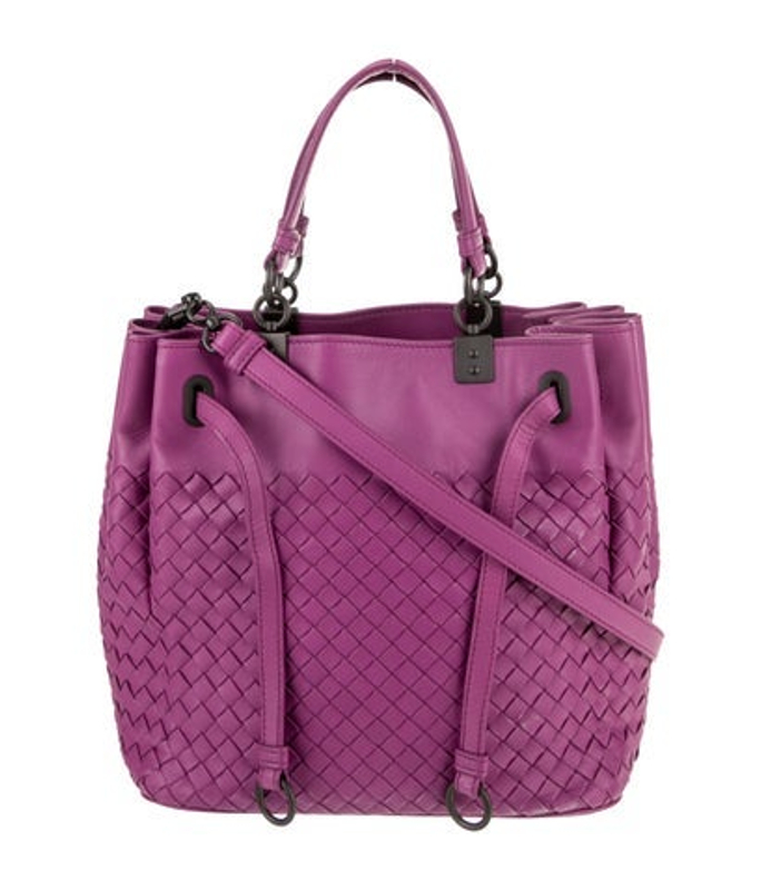 Bottega Veneta Veneta Leather Top Handle Bag