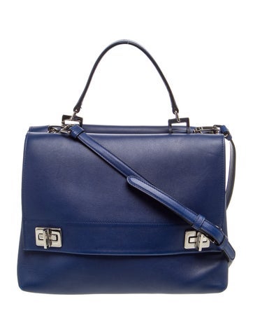 Saffiano Leather Lux Calf Flap Satchel