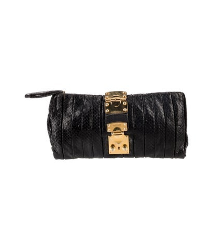 Miu Miu Miu Python Clutch