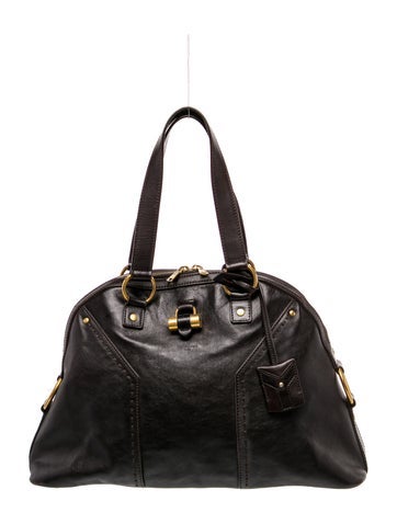 Leather Top Handle Bag