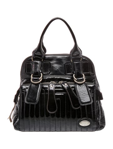 Chloe Patent Leather Top Handle Bag