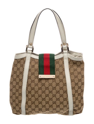 GG Canvas GG Monogram New Ladies Web Tote