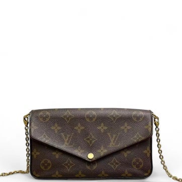 Coated Canvas Pochette Felicie