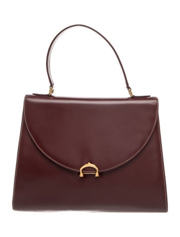 Cartier Leather Top Handle Bag