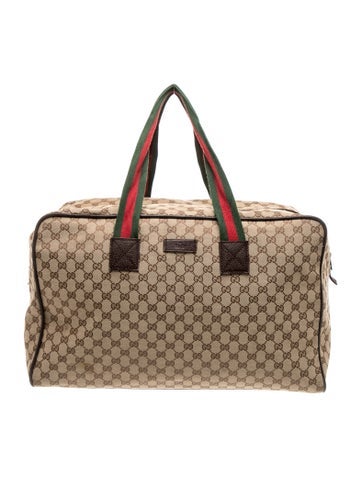 GG Canvas Weekender Bag
