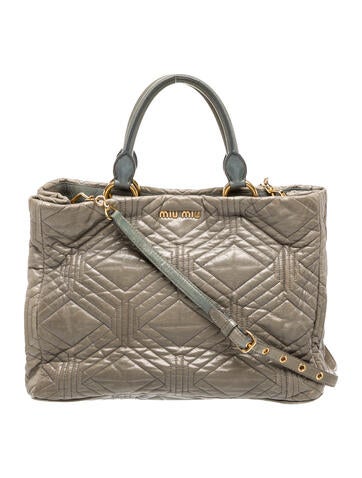 Miu Miu Leather Crossbody Bag