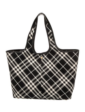 Vintage Check Tote
