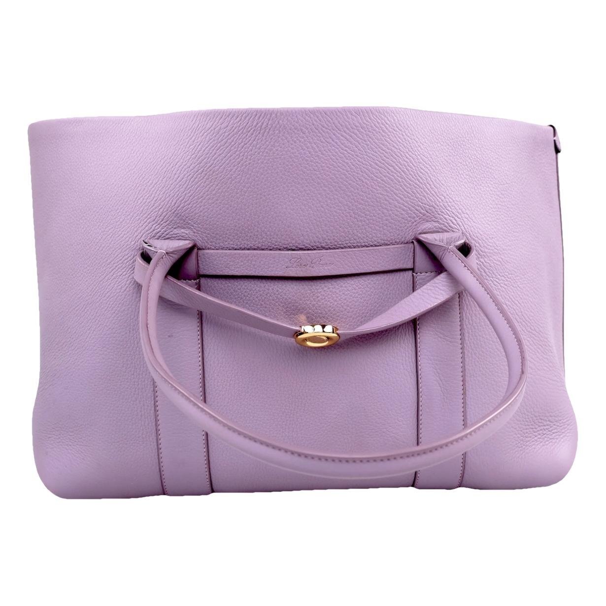 Loro Piana Ghiera leather handbag
