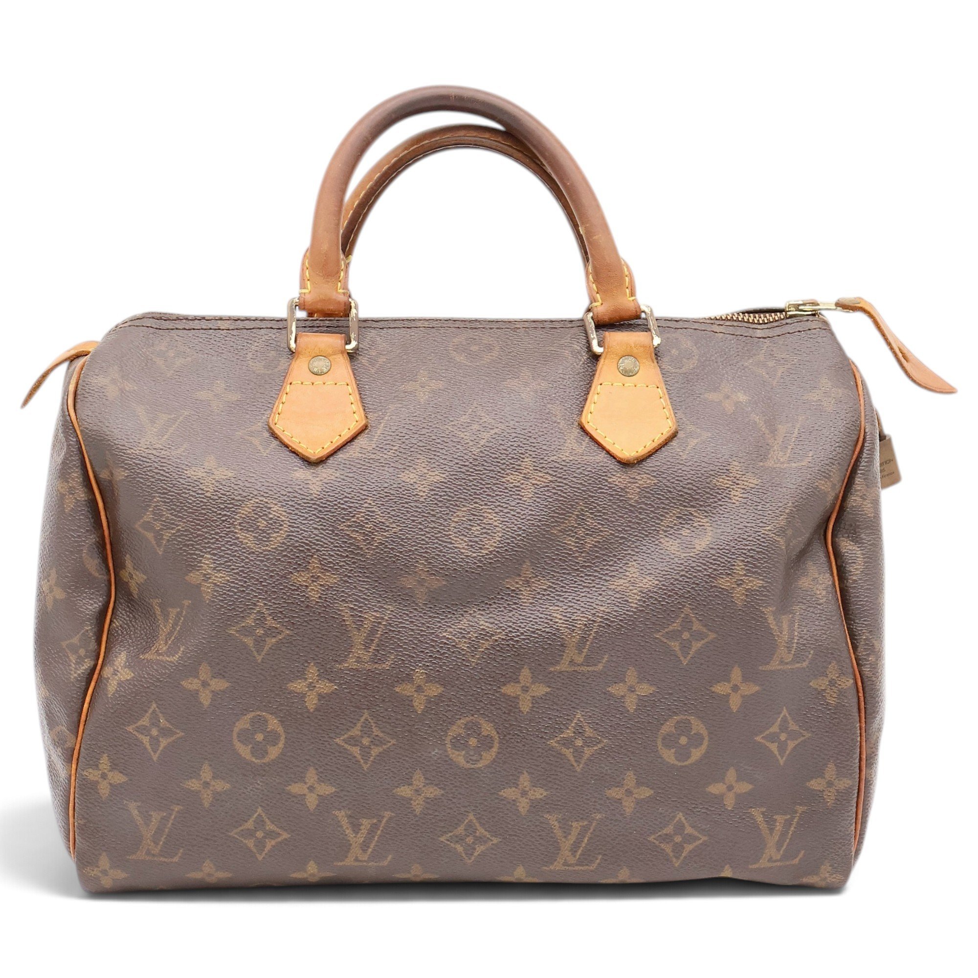 Speedy leather handbag