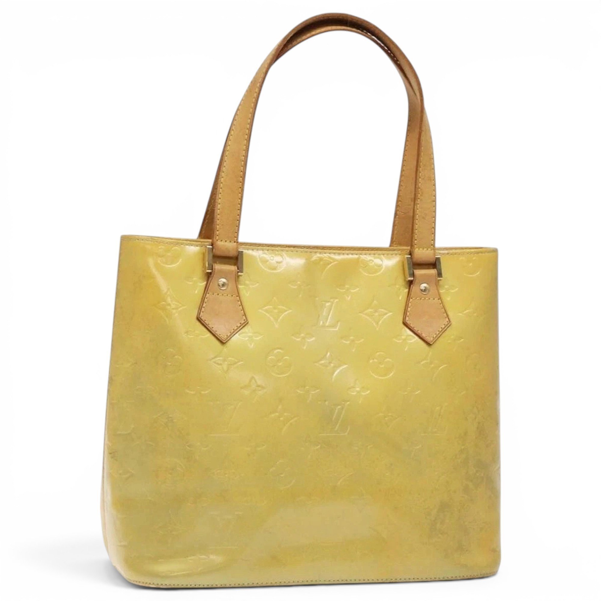 Patent leather handbag