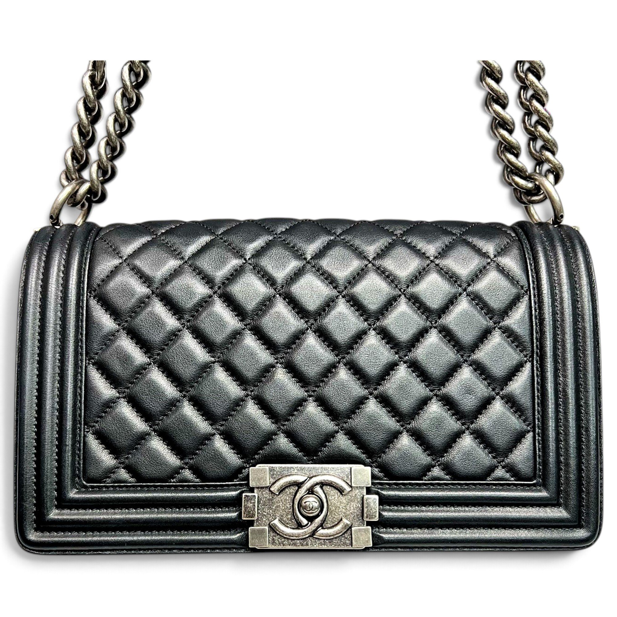 Boy leather crossbody bag