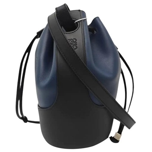 Balloon leather handbag