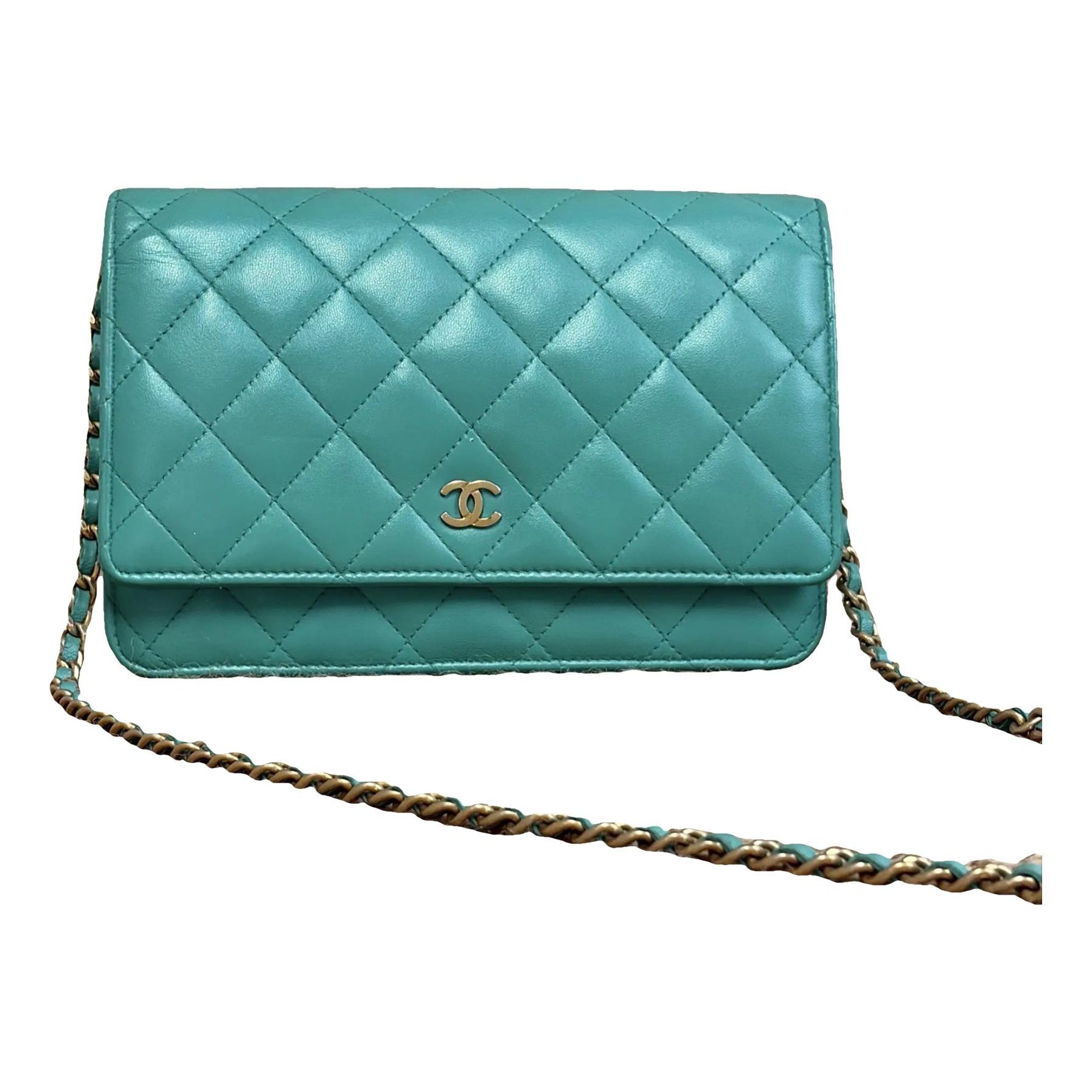 Wallet On Chain Timeless/Classique leather handbag