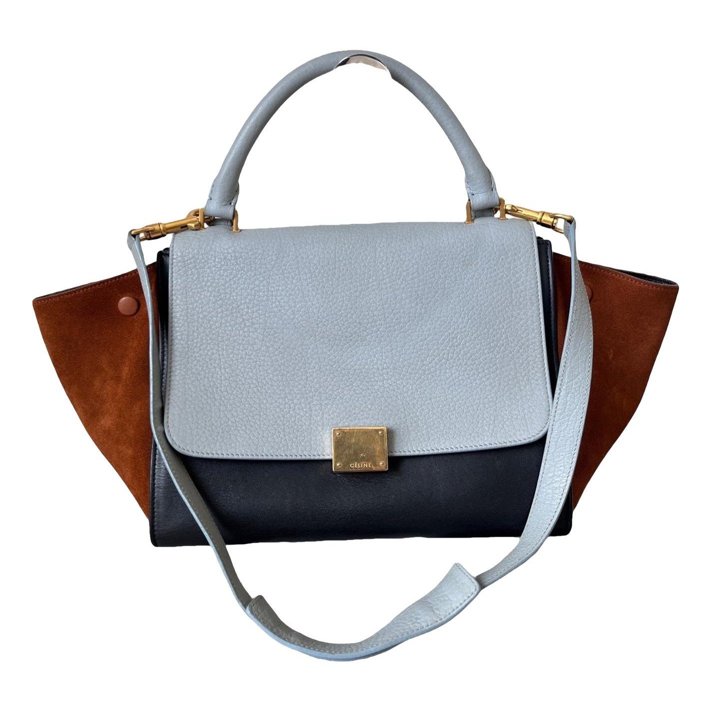 Celine Trapèze leather handbag