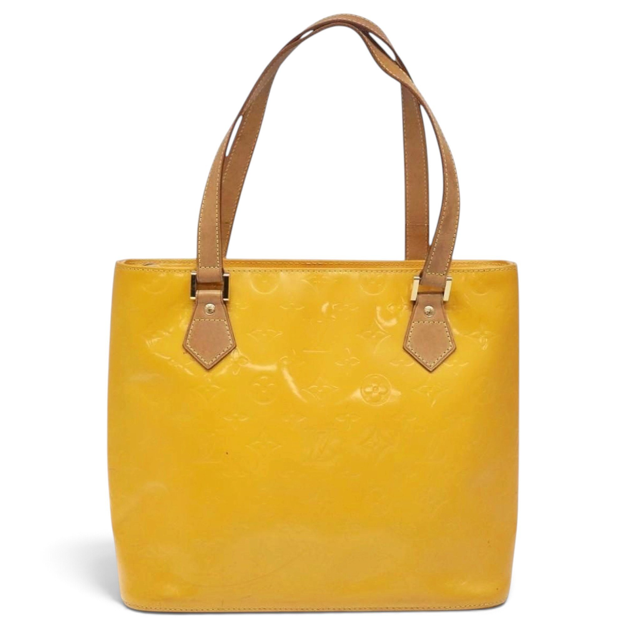 Houston patent leather handbag