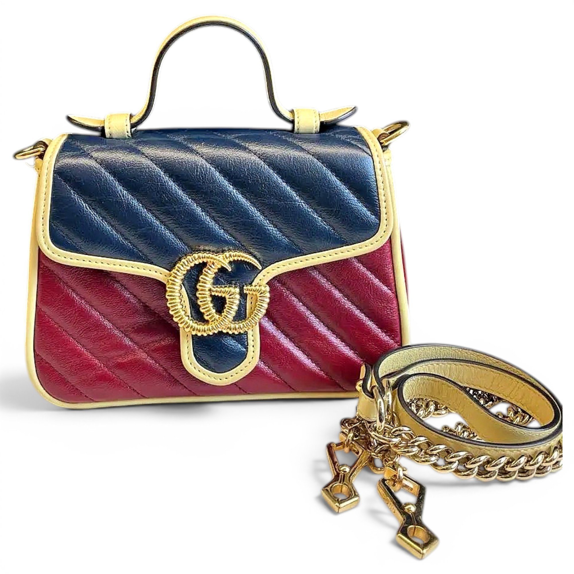 GG Marmont Flap leather handbag