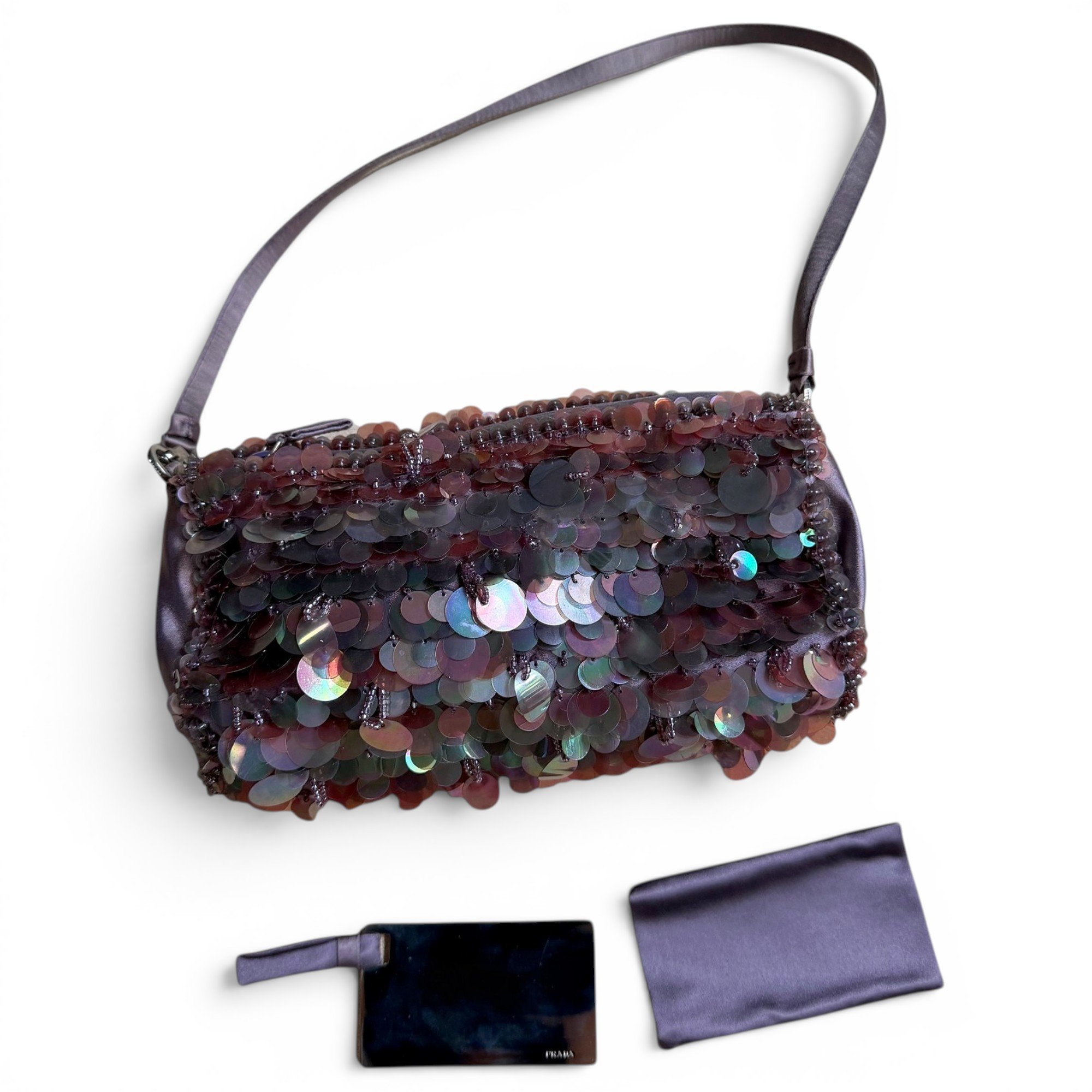 Cleo glitter handbag